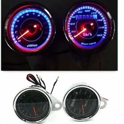 Motorcycle Odometer+ EFI Tachometer Speedometer Speedo Meter Tacho Gauge Offroad • $26.73