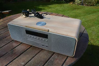 AUDIBLE FIDELITY  Hi-Fi DAB/DAB+ Stereo System Oak Silver(Part Use Only) • £20