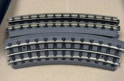 M.T.H. Train Track “0-42  10.5 Inch 6pc Curved **Solid Rails** O Gauge • $40