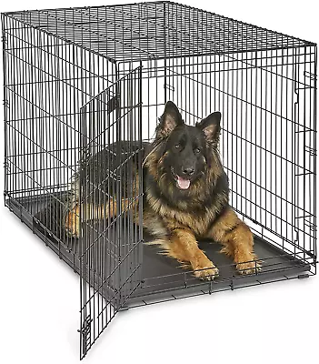 MidWest Homes Single Door ICrate Dog Crate Enhanced Leak-Proof Pan Various Size • $38.61