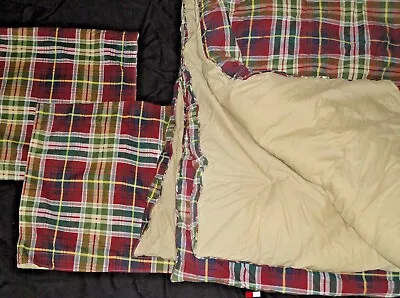 Tommy Hilfiger Middlebury Plaid Blue Red (3pc) Full/queen Comforter Set • $135.20