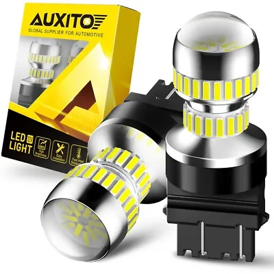 AUXITO 3157 3156 LED Reverse Backup Light Bulbs 2800LM Super Bright 6000K White • $13.99