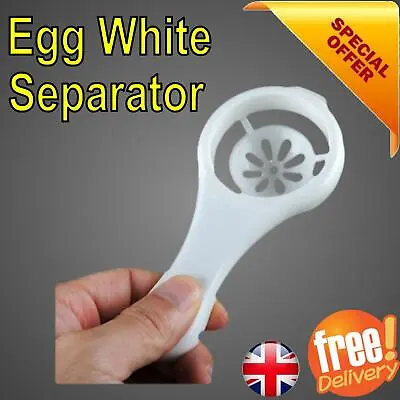 Egg White Yolk Separator Tool Baking Cooking Sieve Seperator *UK Seller* • £2.50