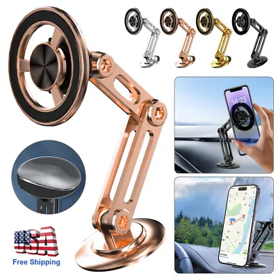 Universal Magnetic Mobile Car Phone Holder 360° Rotation Stand Mount Cradle New • £14.48