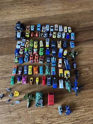 Lot Of 82 Galoob LGT Hasbro Micro Machines Some Military  Monster Trucks Police • $70