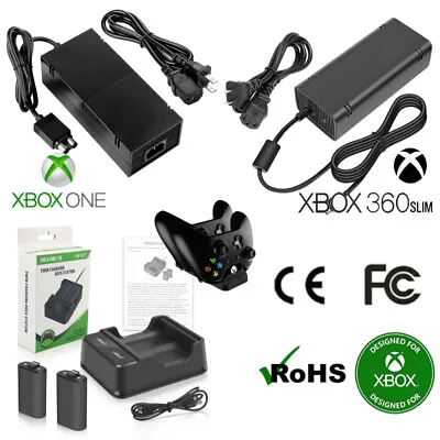 $13.99 • Buy For Xbox 1 Power Supply Xbox One Series X/S Xbox 360 Slim Charger Adapter Dock
