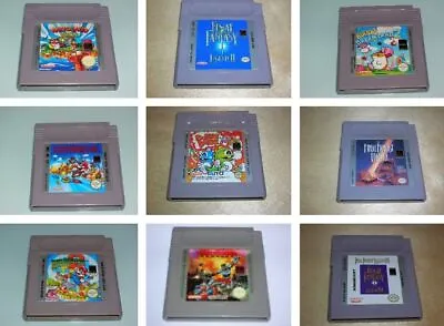 Nintendo Game Boy Games - Titles A - M - Choose The One You Prefer • $135.45