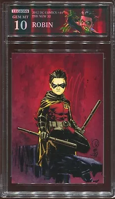 2012 Cryptozoic Dc Comics The New 52 Robin #44 Gem Mint 10 • $3.49