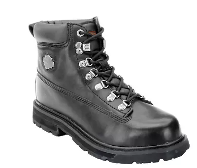 HARLEY DAVIDSON D91144 - Men's Drive ST (Medium) Black Leather Motorcycle Boots • $87.49