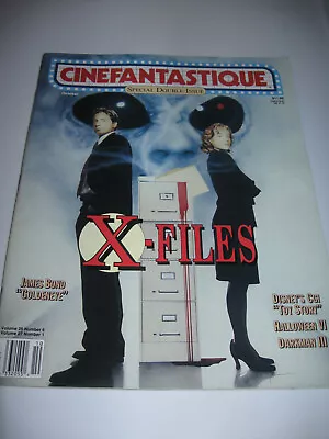 Cinefantastique Vol. 26 # 5/Vol. 27 # 1 (1995) - Double-Sized X-Files Issue! • $9.99