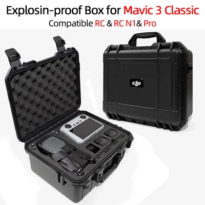$62.99 • Buy 60% OFF ! Waterproof Hard Case Backpack Box For DJI Mavic 3 / Mavic 3 Classic