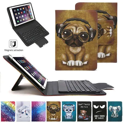 $27.99 • Buy For Samsung Galaxy Tab A 7.0 8.0 10.1 Tablet Keyboard Printed Leather Case Cover