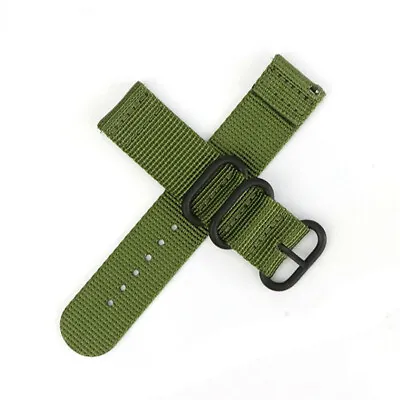 18 20 22mm Quick Release Nylon Canvas Fabric Band For Various Smart Watch Strap • $8.09