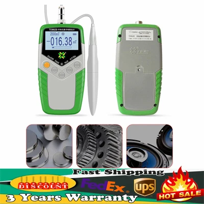 $74.10 • Buy Handheld Tesla Gauss Meter Magnetometer Digital Magnetic Field Tester Flux Meter