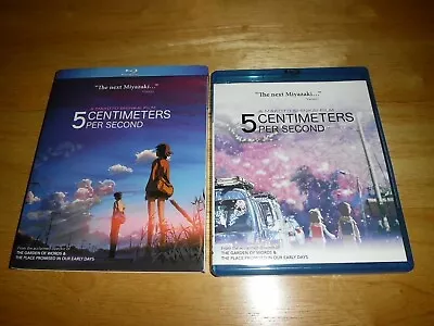 5 Centimeters Per Second (Blu-ray With Sleeve Cover!) Makoto Shinkai Anime Film • $49.95