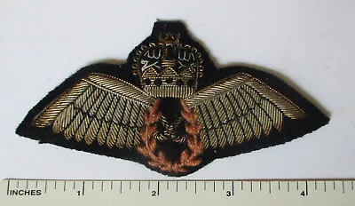 Vintage MALAYSIA AIR FORCE PILOT WINGS PATCH Bullion Original • $25.46