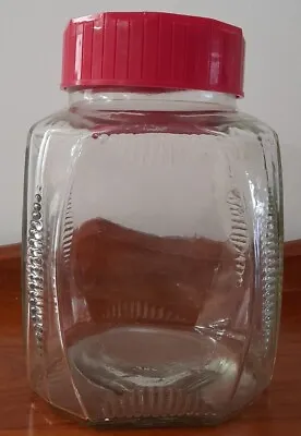 Vintage Large Glass Maxwell House Coffee Storage Canister Jar • $18