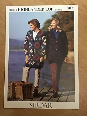 Sirdar Knitting Pattern 5006 Lady’s Jackets Highlander Lopi Chunky SML • £1.99