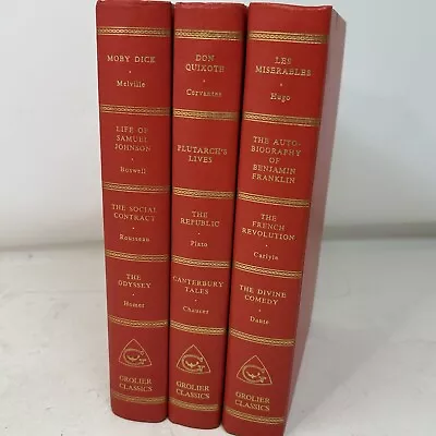 Grolier Classics Classic Appreciation Society Book Lot Various Titles Read Desc • $19.99