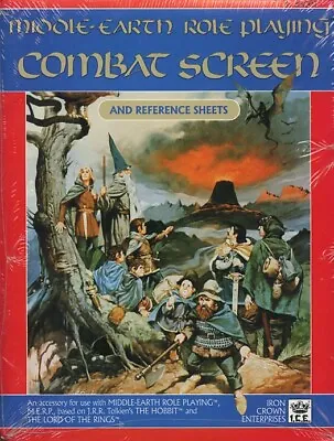 £143.72 • Buy MIDDLE-EARTH COMBAT SCREEN AND REFERENCE SHEETS SEALED MERP Tolkien Game #8001