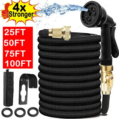 4X Stronger Deluxe Expandable Flexible Garden Hose Water Hose 25 50 75 100FT • $19.80