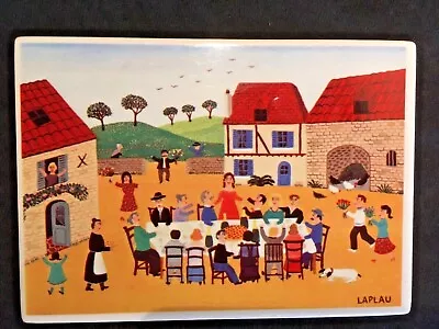 Vintage Porcelain Villeroy & Boch Vilbo Card  Laplau Village Festival  W Germany • $12.99