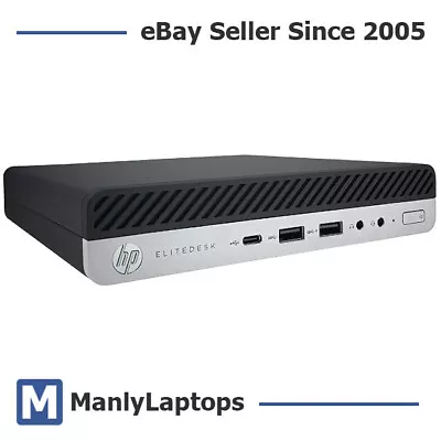 HP EliteDesk 800 G4 Mini Desktop PC I5-8500T 2.1GHz 8GB RAM 128GB NVMe Win 11 • $249.99