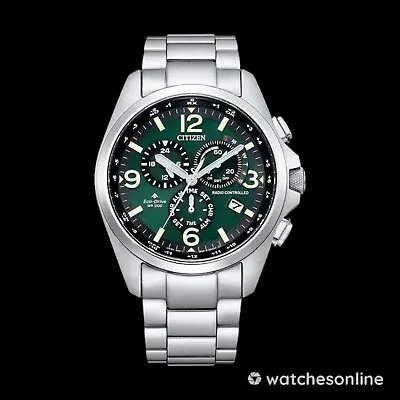 Citizen Men's Promaster Land Eco-Drive Chronograph Atomic Watch 45mm CB5921-59X • $300