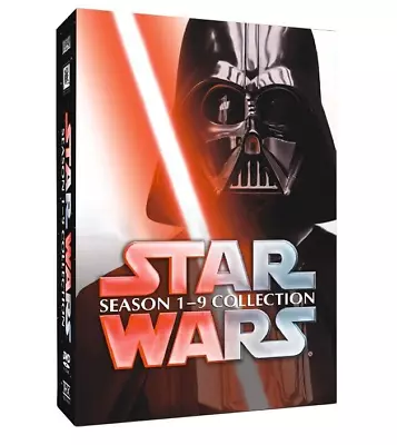 Star Wars Season 1-9 DVD 15-Disc Complete Collection Saga Movie Episodes New-US • $24.79