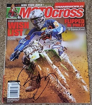 James Bubba STEWART Signed TW MOTOCROSS December 2002 Magazine - Supercross • $139.99