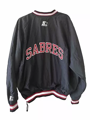 Vintage Buffalo Sabres Starter Pullover Windbreaker Hockey Size Large - Mint • $60