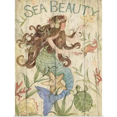 Mermaid Beauty Poster Art Print Mermaid Home Decor • $39.99