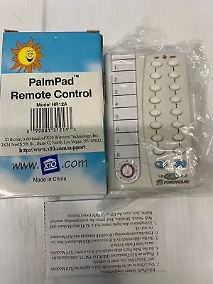 $14 • Buy New X10 Palmpad Remote Control HR12A FREE SHIPPING