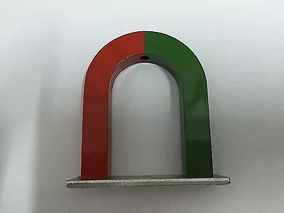 2.36  U-Shaped Alnico Horseshoe Magnet W/Red & Green Painted Poles Science Toy • $21.99