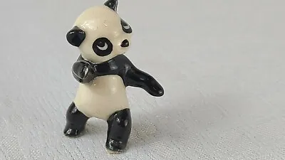 VINTAGE Hagen-Renaker BLACK AND WHITE PANDA BEAR • $8.20