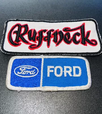 Vintage Ford Mechanic Truck Uniform Patch & RuffNeck Patch Lot • $10