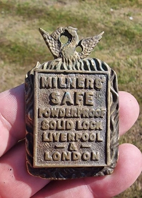£16.99 • Buy Safe Plaque Safe Plate Escutcheon Milners Size 1