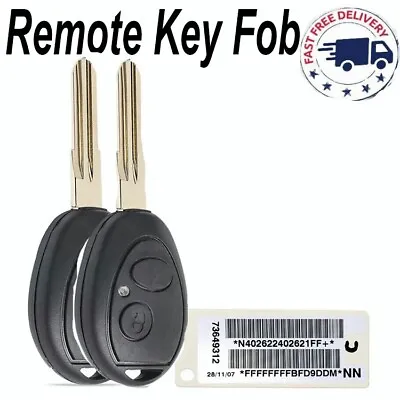 2X Remote Key Fob For Land Rover Discovery 1999-04 315Mhz ID73 N5FVALTX3 Code • $39.99