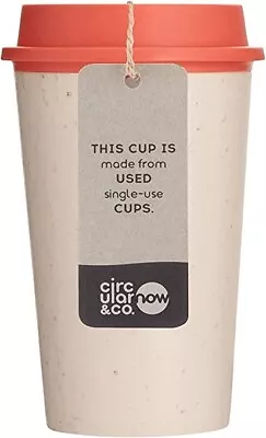 Circular&Co 12oz Reusable Travel Cup - Eco-Friendly Dishwasher Safe Reusable Mug • £7.50