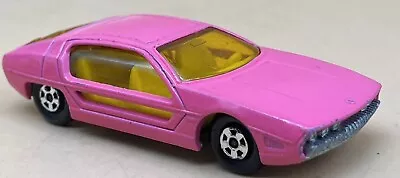 Lamborghini Matchbox Marzal Superfast Pink Lesney 1969 No20 Vintage VGC Car Toy • £13.99