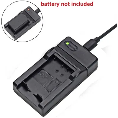 Slim Battery Charger For Panasonic Lumix DMC FZ40 FZ45 FZ48 FZ100 FZ150 DMC-BMB9 • £7.02