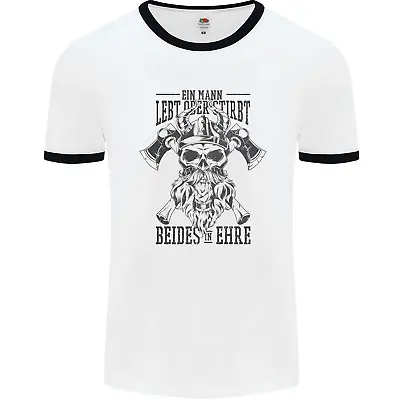 German Viking Mens Ringer T-Shirt • $11.19