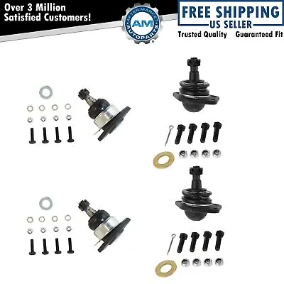 Upper & Lower Ball Joint Set Of 4 For Chevy S10 Blazer Pickup GMC Envoy 4WD • $50.83