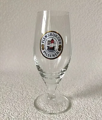 Vintage FLENSBURGER German Beer Glass RASTAL CRYSTAL 0.2 L Pilsener Pedestal • $15.98