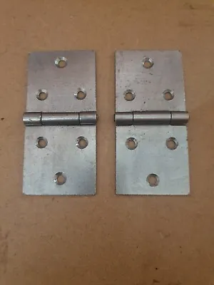 Steel Backflap Hinges (Cranked) Various Sizes - Self Colour Steel • £3.50