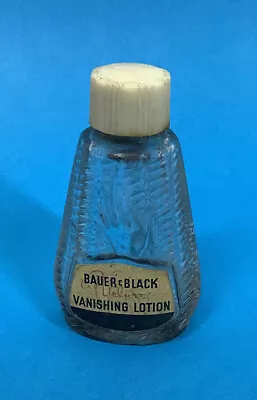 Vintage Bauer & Black Vanishing Lotion Bottle EMPTY 2” Tall SM4 • $9.99