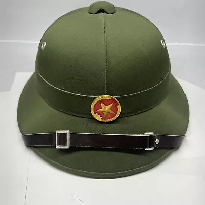 Original Vietnamese Pith Helmet Hanoi Vietnam War Viet Cong Hat • $35