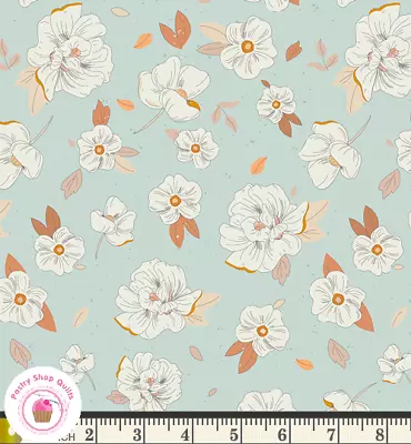 Art Gallery GAYLE LORAINE 34908 Magnolia Blue Chappell Quilt Fabric AGF STUDIO • $6.35