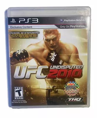 UFC Undisputed 2010 (Sony PlayStation 3 2010) PS3 CIB Complete W/ Manual • $8.95