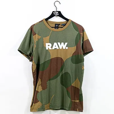 G-Star Raw Camo Ringer T-Shirt XL Y2K Streetwear • $19.97